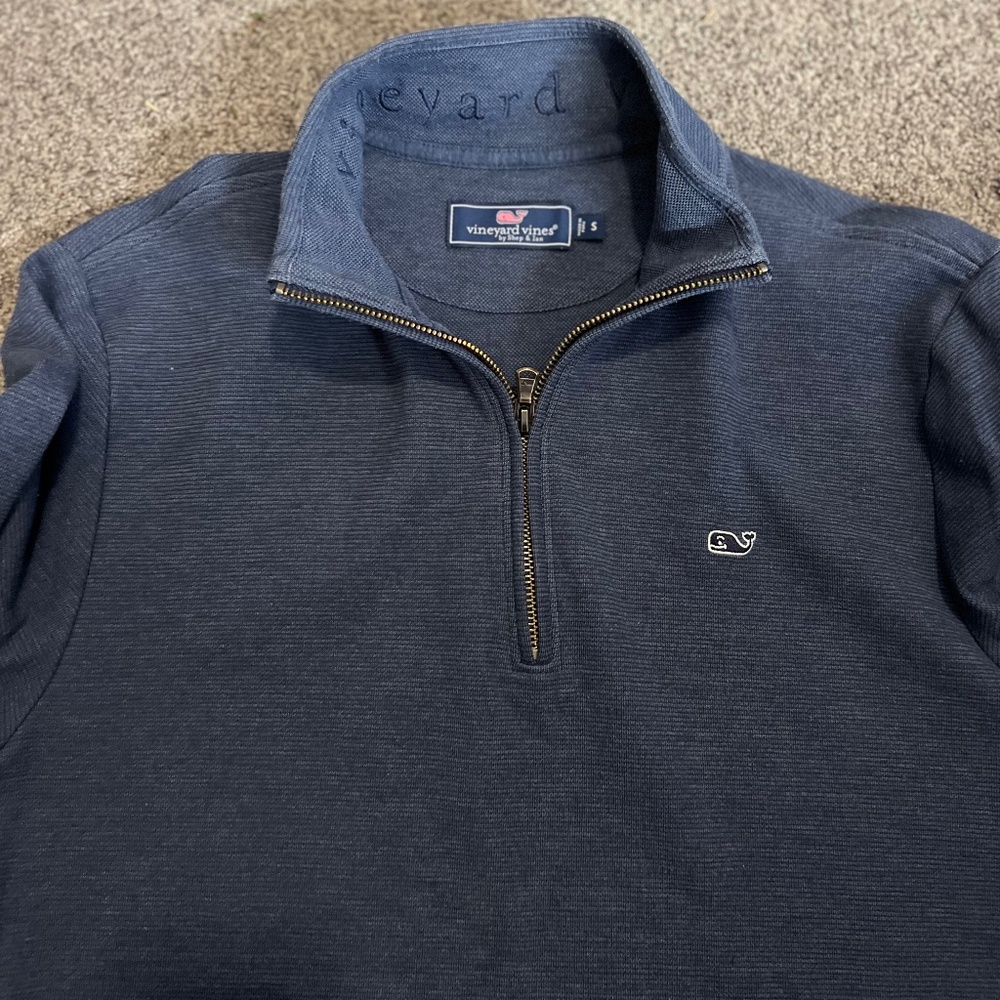 Vineyard Vines Saltwater Quarter Zip Size Small